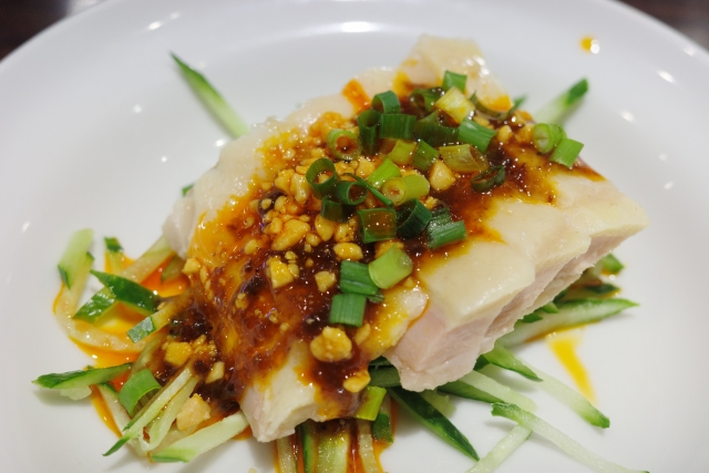 ねぎだれ蒸し鶏の画像